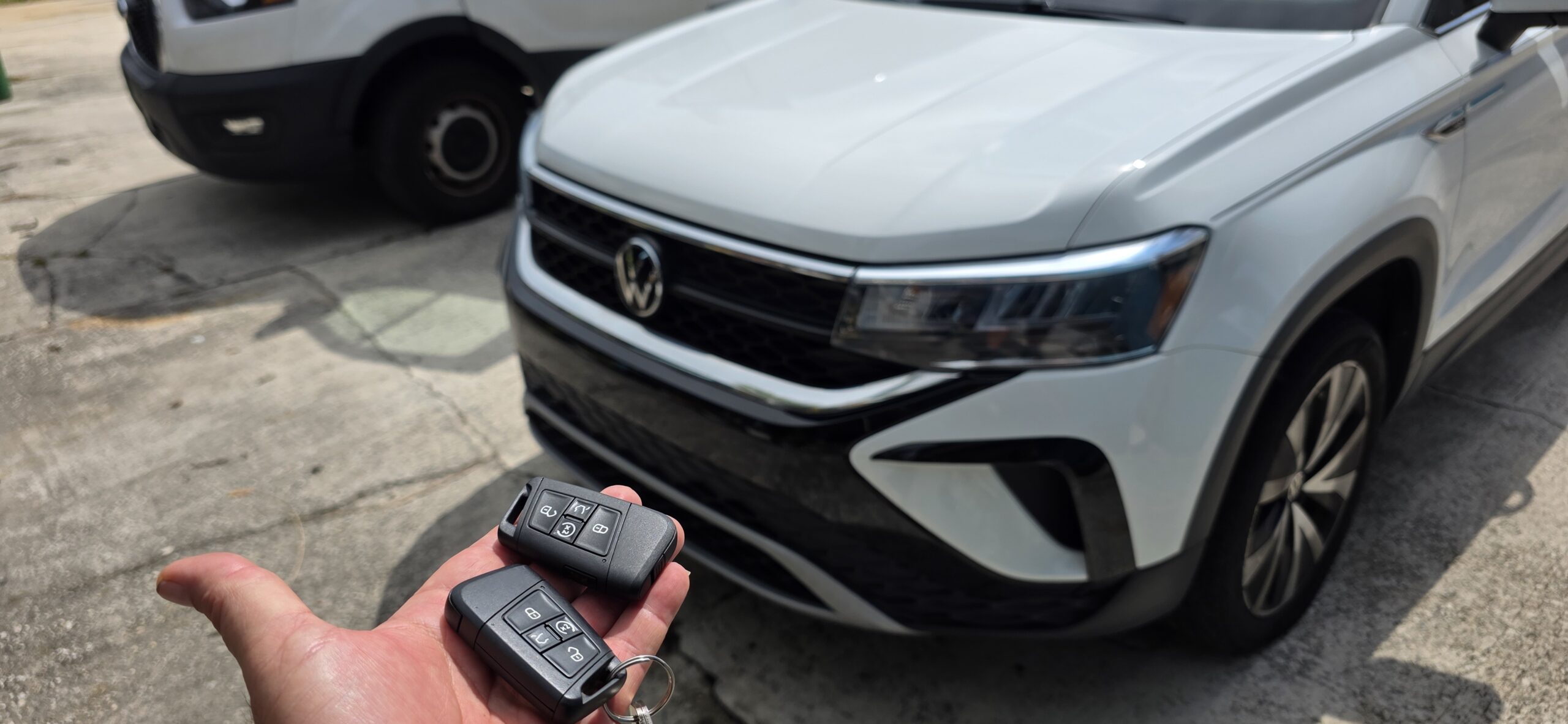 2023 VW Taos 4 Button Prox Key made by Key-En-Lock